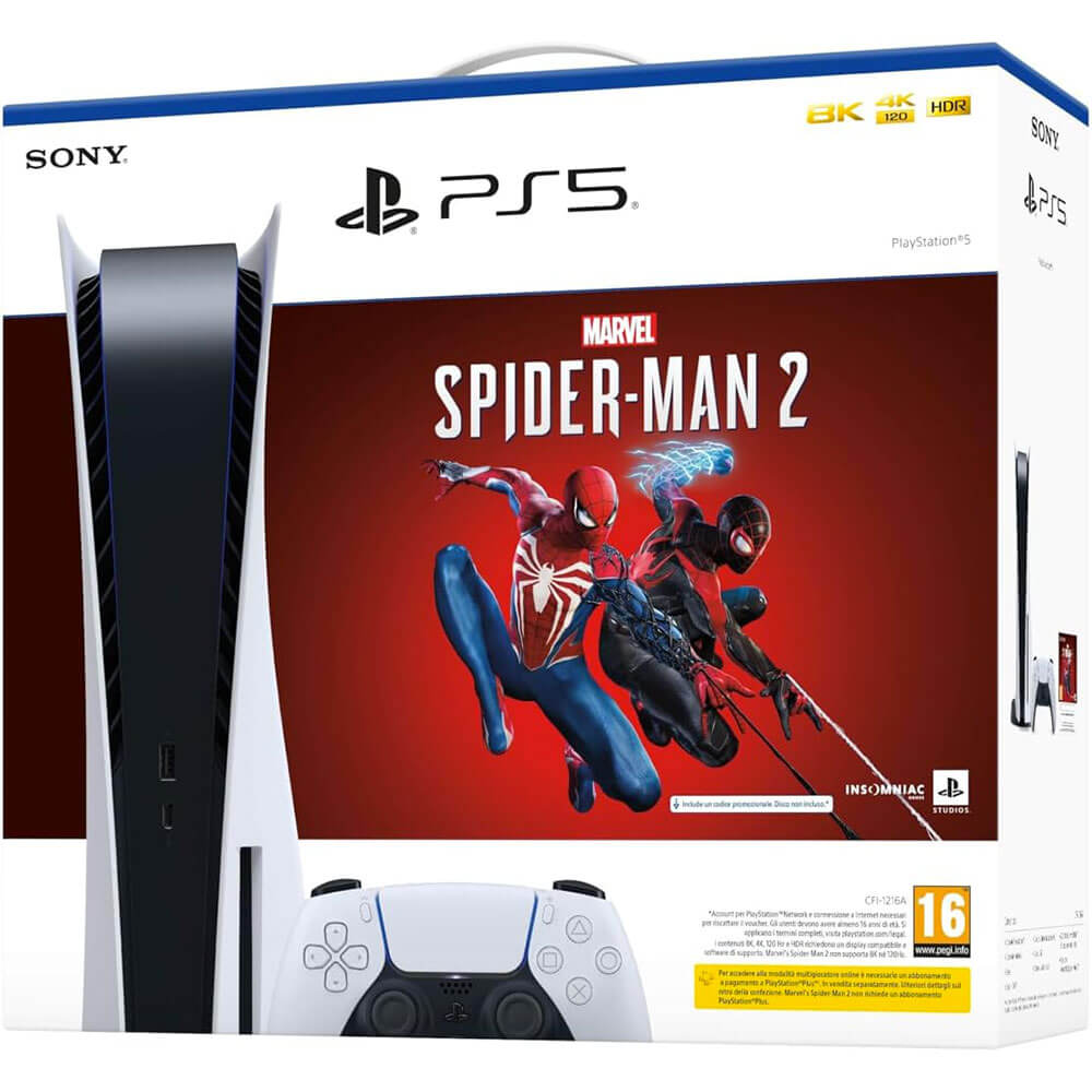 Sony Bundle Console PlayStation 5 - Marvel's Spider-Man 2 - Gruppo Giannino