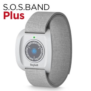 Braccialetto Salvalavita Beghelli SOS PLUS SLV Grigio