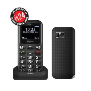 Telefono Cellulare Beghelli Salvalavita Senior SLV 11 Dual sim Nero