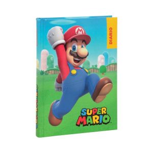 Diario 12 Mesi 2024/25 - Super Mario - Giornaliero non datato Blu/Rosso