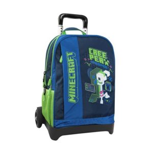 Zaino Trolley Organizzato Staccabile New personaggio Minecraft