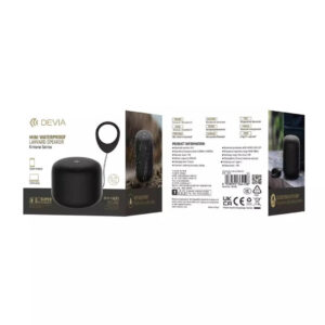 Altoparlante Bluetooth 5.0 5W in silicone Waterproof Nero