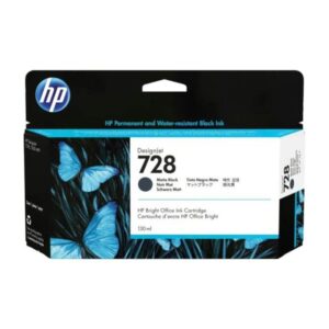 Cartuccia inchiostro originale HP 728 3WX25A Nero opaco 130ml