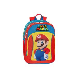 Zaino Organizzato Super Mario Blu Rosso Giallo