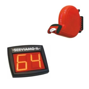 Kit Eliminacode Completo Display 2 Cifre Dispenser Piantana