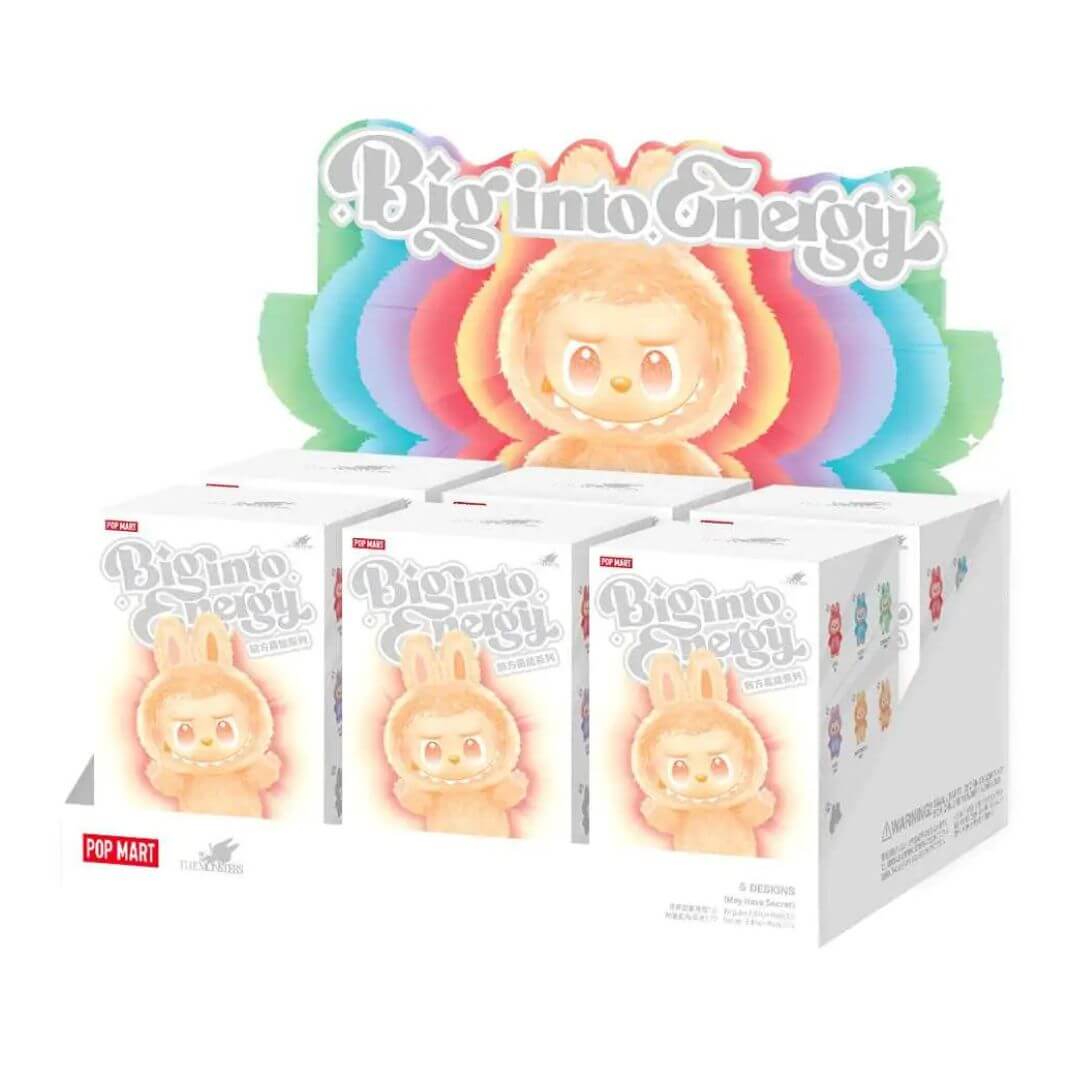 POP MART Labubu – The Monsters “Big Into Energy” – Pendant Blind Box (Set da 6)