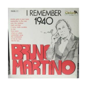 Bruno Martino I Remember 1940 - Vinile LP Originale Oxford